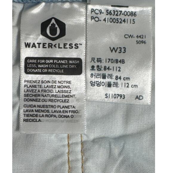 Levi's Premium 501 High Rise Women's Shorts in Luxor Heat Light Wash Size 33 - Picture 7 of 14